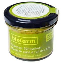 Moutarde à l'ail des ours suisse BIO - 100g - Biofarm