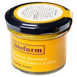 Moutarde à la poire suisse BIO - 100g - Biofarm
