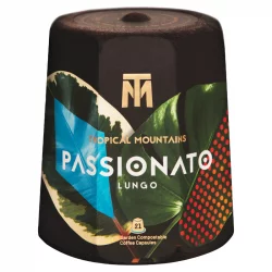 BIO-Kaffeekapsel Passionato Lungo - 21 Stück - Tropical Mountains