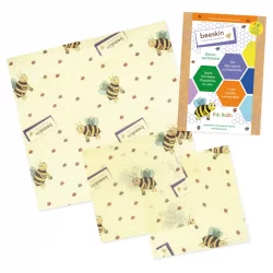 Bienenwachstücher Set Kids (Small & Medium) - 3 Stück - Beeskin