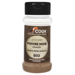 Poivre noir en poudre BIO - 45g - Cook