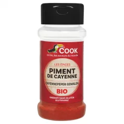 Piment de cayenne en poudre BIO - 40g - Cook