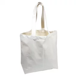 Kleine Tasche mit langen Henkeln aus BIO-Baumwolle - ah table !