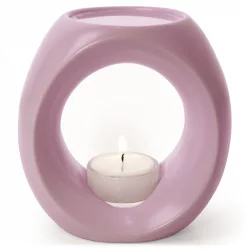 Teelicht-Duftlampe Flieder matt für ätherische Öle - Primavera