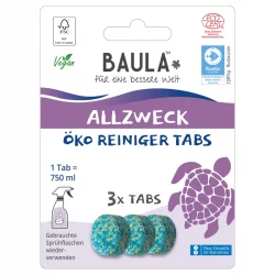 Pastilles nettoyantes multi-usages éco Fresh Ocean - 3 pastilles - Biobaula