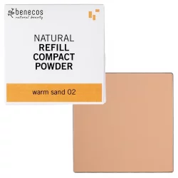 Recharge Poudre compacte BIO Warm sand 02 - 6g - Benecos