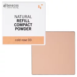 Recharge Poudre compacte BIO Cold rose 03 - 6g - Benecos