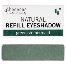 Recharge Ombre à paupières brillante BIO Greenish mermaid - 1,5g - Benecos