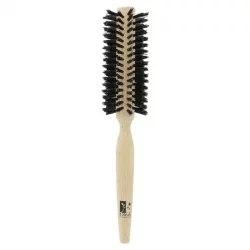 Brosse à cheveux ronde en hêtre avec soies de sanglier - 1 pièce - Oléah