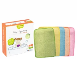 Petits gants d'apprentissage lavables en bambou couleur écologiques - 5 pièces - Les Tendances d'Emma