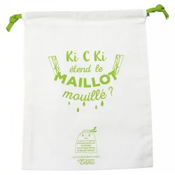 Sac à maillot mouillé en coton bio - 1 pièce - Les Tendances d'Emma