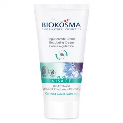 Crème régulatrice 24h BIO bleuet - 50ml - Biokosma Pure