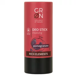 Déodorant stick vitalisant BIO grenade - 40g - GRN Rich Elements