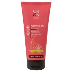 Gel douche énergisant BIO bergamote & olive - 200ml - GRN Rich Elements