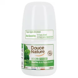Déodorant à bille purifiant 24h BIO menthe - 50ml - Douce Nature