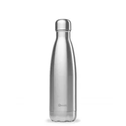 Bouteille isotherme en inox brossé - 500ml - 1 pièce - Qwetch Originals Mat