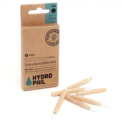 Bambus Interdental-Bürste Grösse 1 - 0,45mm - 6 Stück - Hydrophil