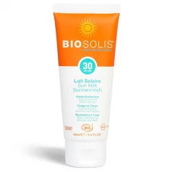 Lait solaire visage & corps BIO IP 30 karanja - 100ml - Biosolis