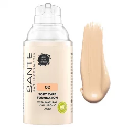 Fond de teint crème soft care BIO N°02 Neutral Beige - 30ml - Sante