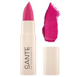 BIO-Lippenstift glänzend N°04 Confident Pink - 4,5g - Sante