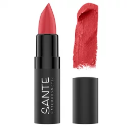 BIO-Lippenstift matt N°06 Bright Papaya - 4,5g - Sante