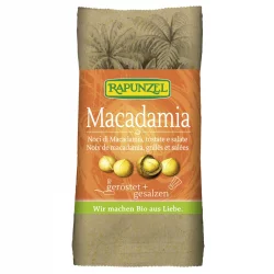 Noix de macadamia grillées & salées BIO - 50g - Rapunzel
