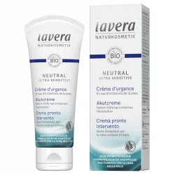 Crème d'urgence neutre BIO onagre & beurre de karité - 75ml - Lavera