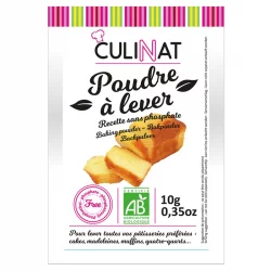 Poudre à lever BIO sans phosphate - 8x10g - Culinat