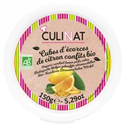 Cubes d'écorces de citron confits BIO - 150g - Culinat