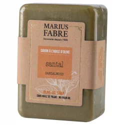 Savonnette à l'huile d'olive & au santal - 150g - Marius Fabre Bien-être