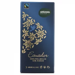 Ecuador BIO-Schokolade-Edelvollmilch 42% - 100g - Naturata