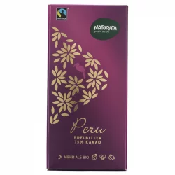 Peru BIO-Edelbitter-Schokolade 75% - 100g - Naturata