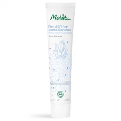 Dentifrice dents blanches BIO menthe sans fluor - 75ml - Melvita