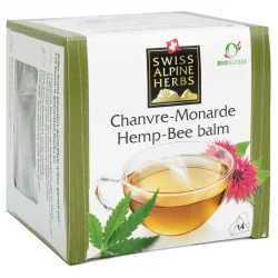 Infusion chanvre & monarde BIO - 14 sachets - Swiss Alpine Herbs