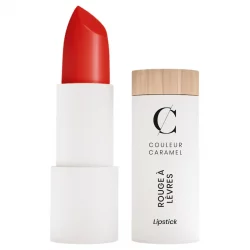 Rouge à lèvres mat naturel N°125 Rouge feu - 3,5g - Couleur Caramel