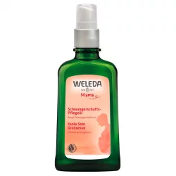 Huile soin grossesse BIO germe de blé & amande - 100ml - Weleda