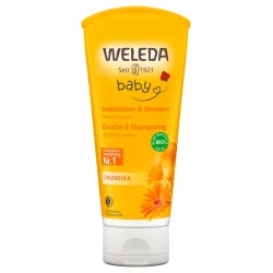 Baby BIO-Waschlotion & Shampoo Calendula - 200ml - Weleda