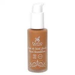 Fond de teint fluide BIO N°07 Caramel Brun - 30ml - Boho Green Make-up