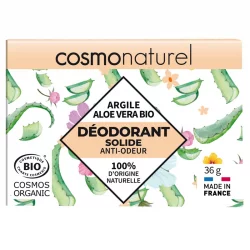 Festes BIO-Deodorant Tonerde & Aloe Vera - 36g - Cosmo Naturel