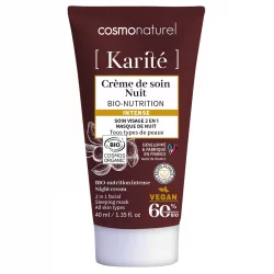Crème de soin nuit BIO beurre de karité - 40ml - Cosmo Naturel