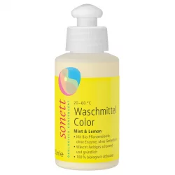 Lessive liquide couleur écologique menthe & lemongrass - 120ml - Sonett﻿