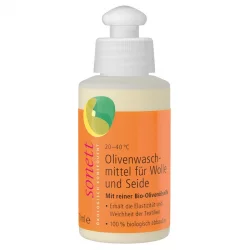 Öko Olivenflüssigwaschmittel für Wolle & Seide Lavandel - 120ml - Sonett