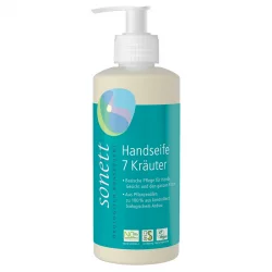 Ökologische flüssige Seife für Hände, Gesicht & Körper 7 Kräuter - 300ml - Sonett﻿