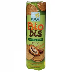 Biscuits fourrés ronds épeautre & chocolat BIO - 300g - Pural