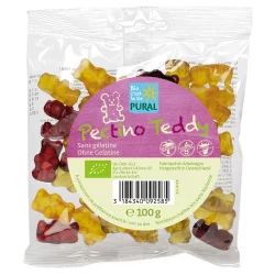 BIO-Bärchen ohne Gelatine - Pectino Teddy - 100g - Pural