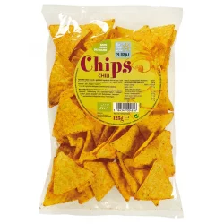 Chips de maïs au chili BIO - 125g - Pural