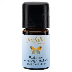 Huile essentielle Basilic à linalool BIO - 5ml - Farfalla