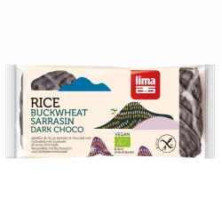 BIO-Reiswaffeln Buchweizen und Zartbitterschokolade - 90g - Lima