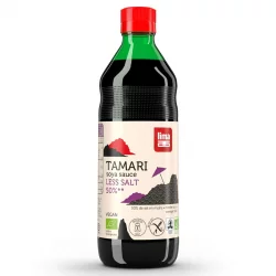 BIO-Sojasauce mit 50% weniger Salz - Tamari - 500ml - Lima