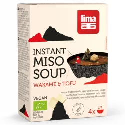 Soupe miso instantanée wakame & tofu BIO - 40g - Lima